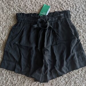 H&M High Waist Black Women's Shorts